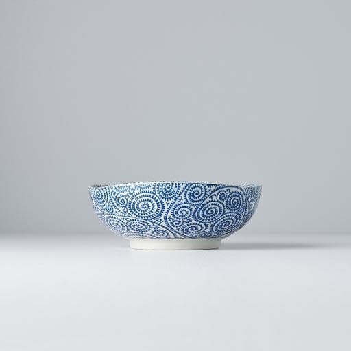 Blue Scroll Medium Bowl 16.5 cm, 300 ml