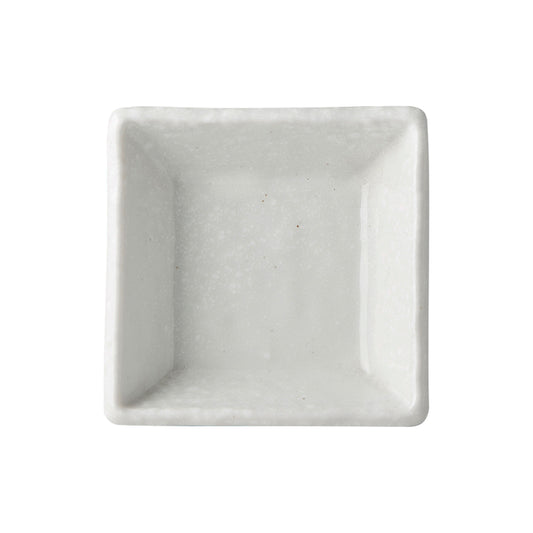 Off White Square Sauce Bowl 9 x 9 cm, 100 ml