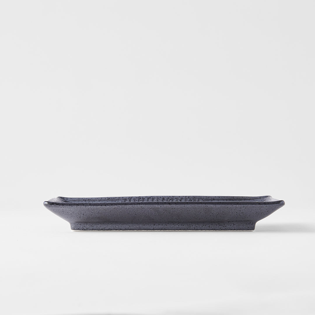 Rectangular Plate, 21 x 13 cm, Black Lines Design