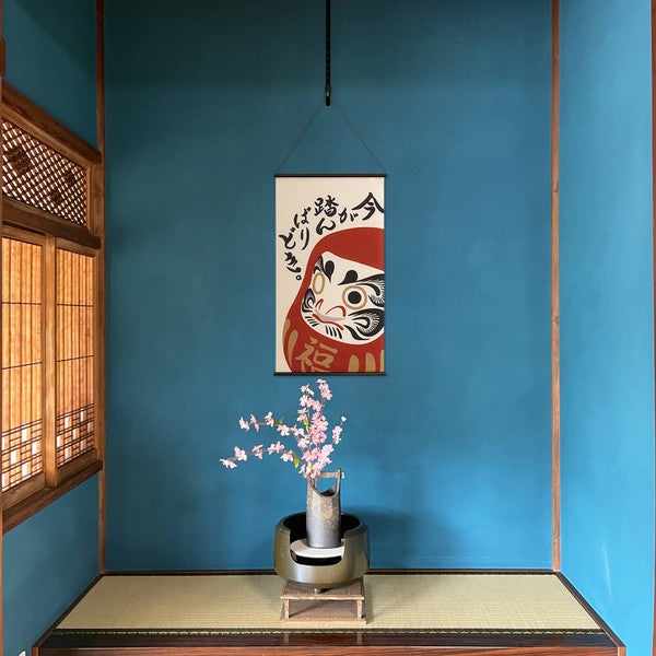 Fabric Scroll Daruma Spirit