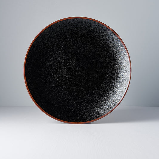 Dinner Plate 28.5cm Tenmokku Glaze - Made In Japan | Japanese Tableware