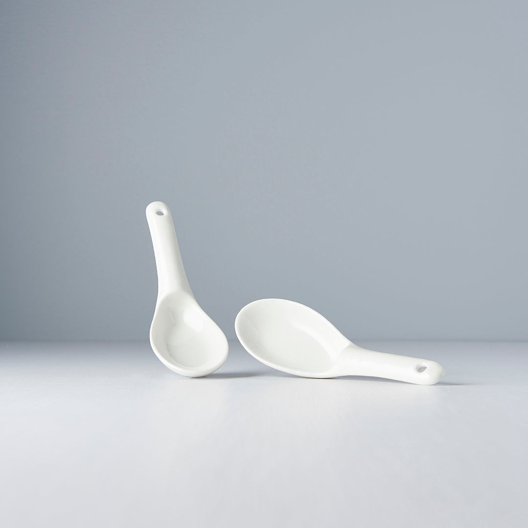 Matt White Spoon 15 cm