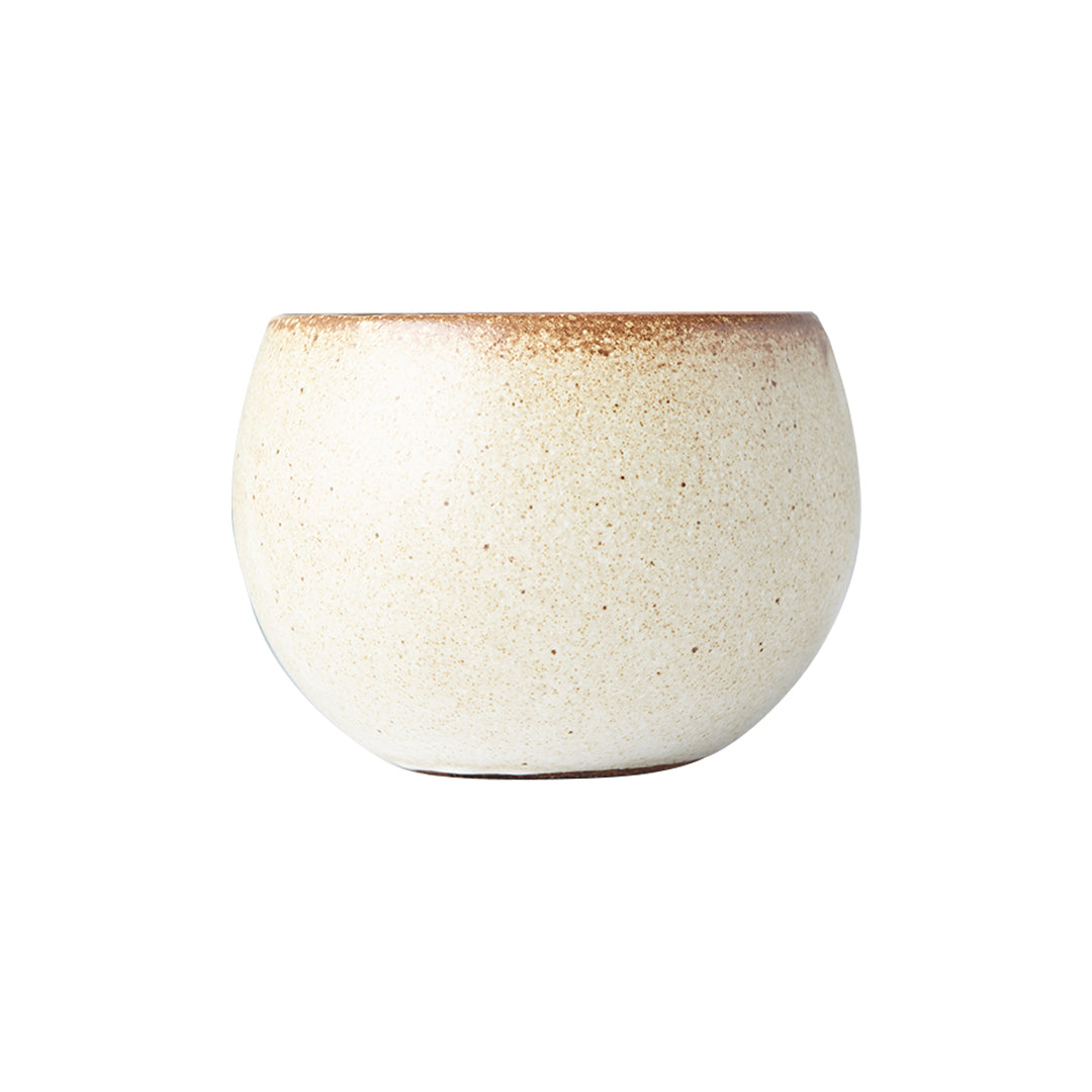 Rounded Tea-cup 180 ml / Oatmeal Glaze