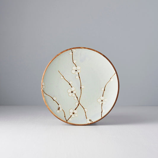 Side Plate, 19.5 cm, Light Blue Blossom Design