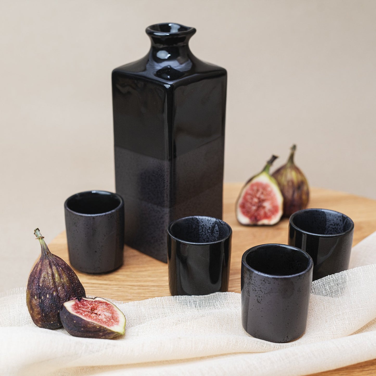 Sake Set Gunmetal 5 pcs