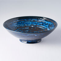 Ramen Bowl 24cm Copper Swirl Glaze