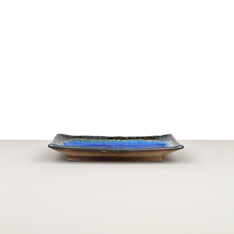 Cobalt Blue Rectangular Plate 21.5 x 13.5 cm