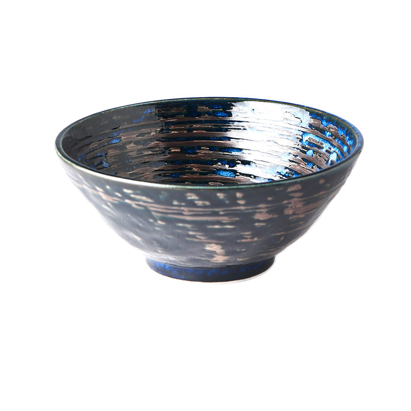 Udon Bowl, 19.5 cm, 800 ml, Copper Swirl Design