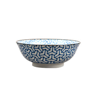 Indigo Ikat Herringbone Bowl 19 cm, 750 ml