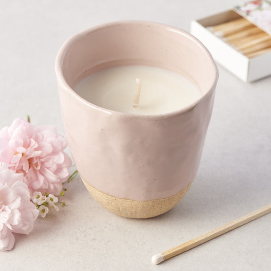 Komorebi' Large Candle / Sakura Pink