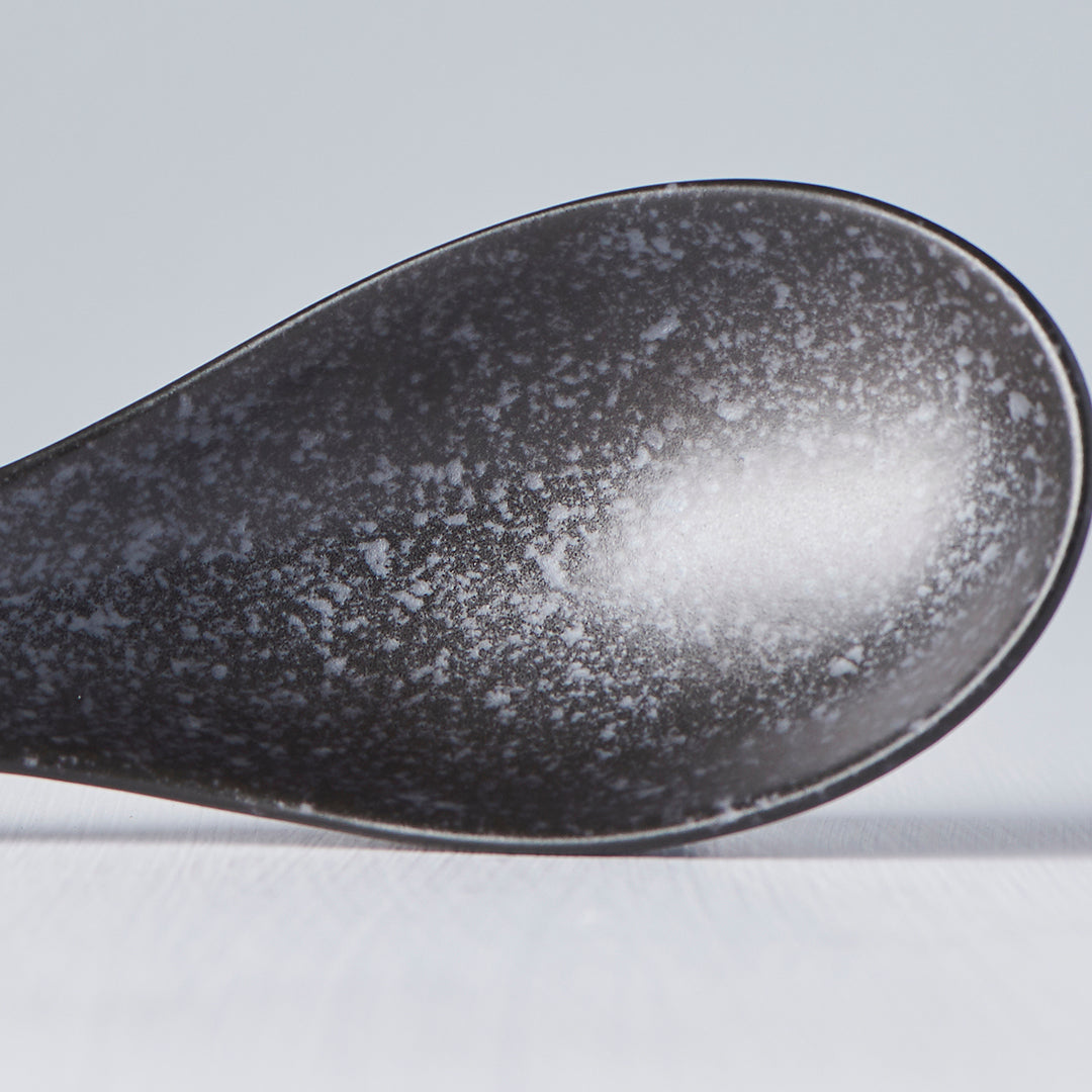 Matt Black Spoon 17,5 cm