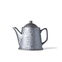 Black Scroll Teapot with Strainer 400 ml