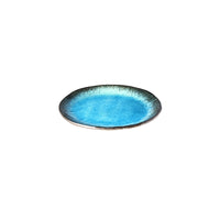 Sky Blue Oval Plate 18 x 15 cm