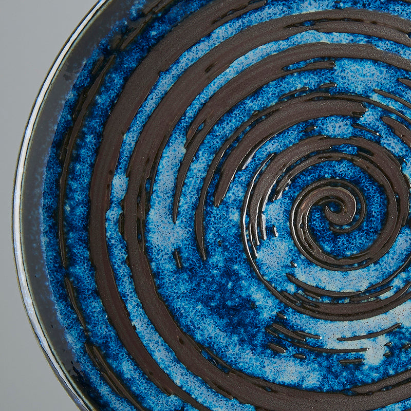 Copper Swirl Tapas Plate 17 cm