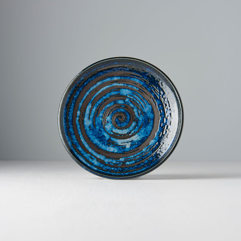 Copper Swirl Tapas Plate 17 cm