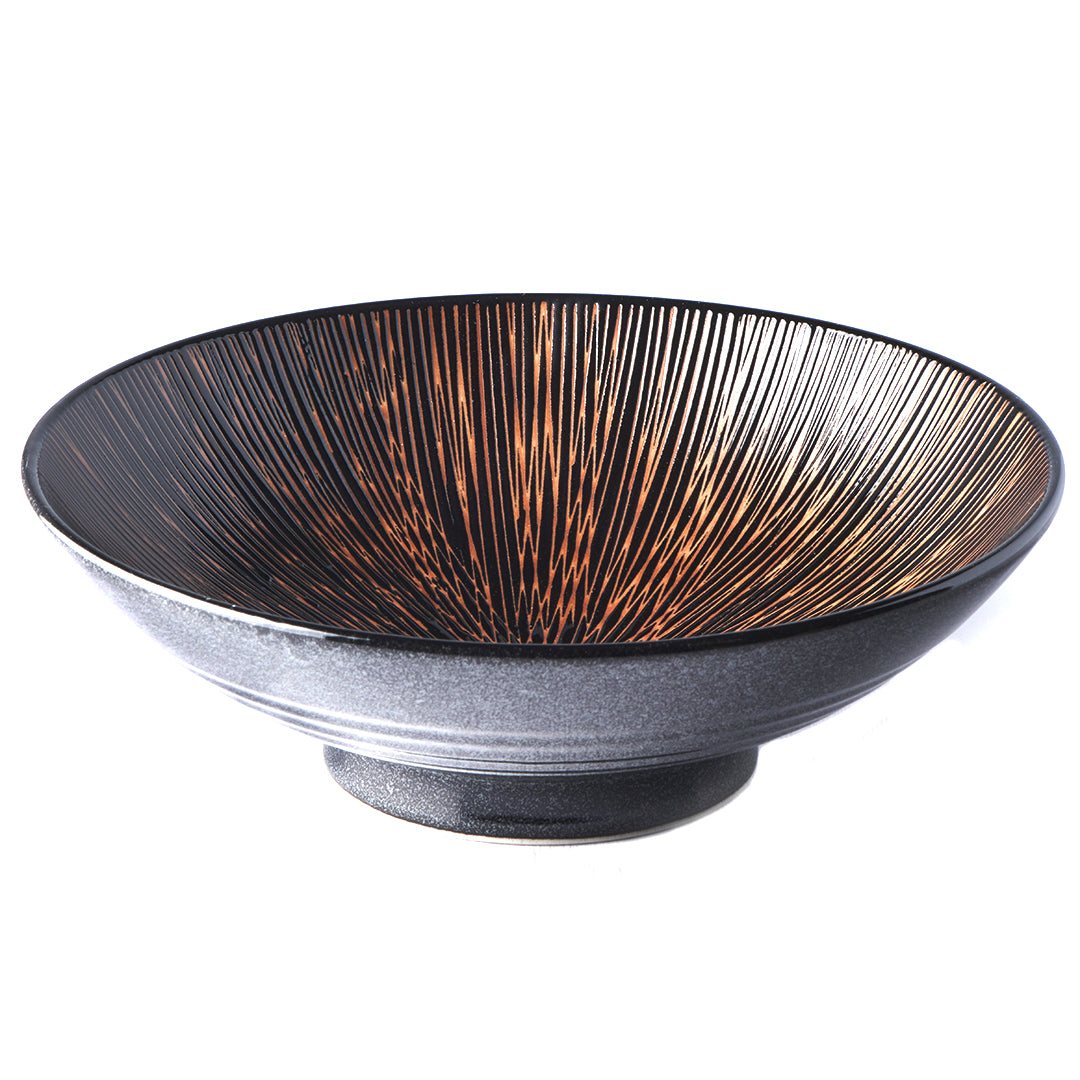 Ramen Bowl, 24.5 cm, 900 ml, Bronze Converging Glaze