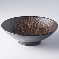 Ramen Bowl, 24.5 cm, 900 ml, Bronze Converging Glaze