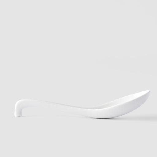 Matt White Spoon 17,5 cm