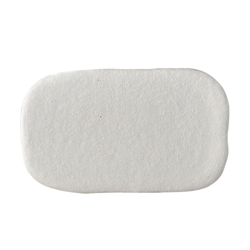 Shell White Rectangular Plate 22 x 13 cm