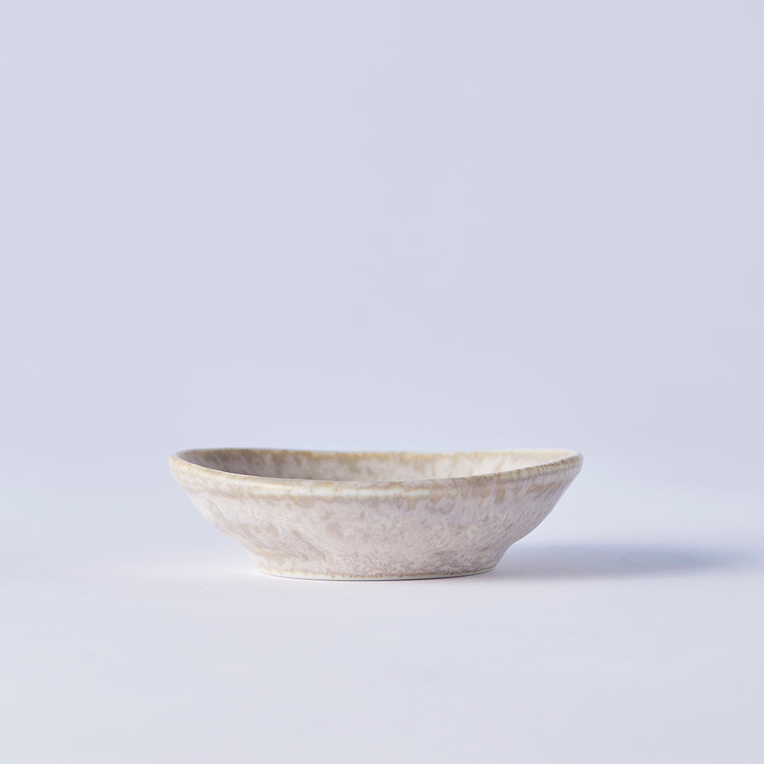 White Fade Irregular Sauce Bowl 8 cm, 20 ml