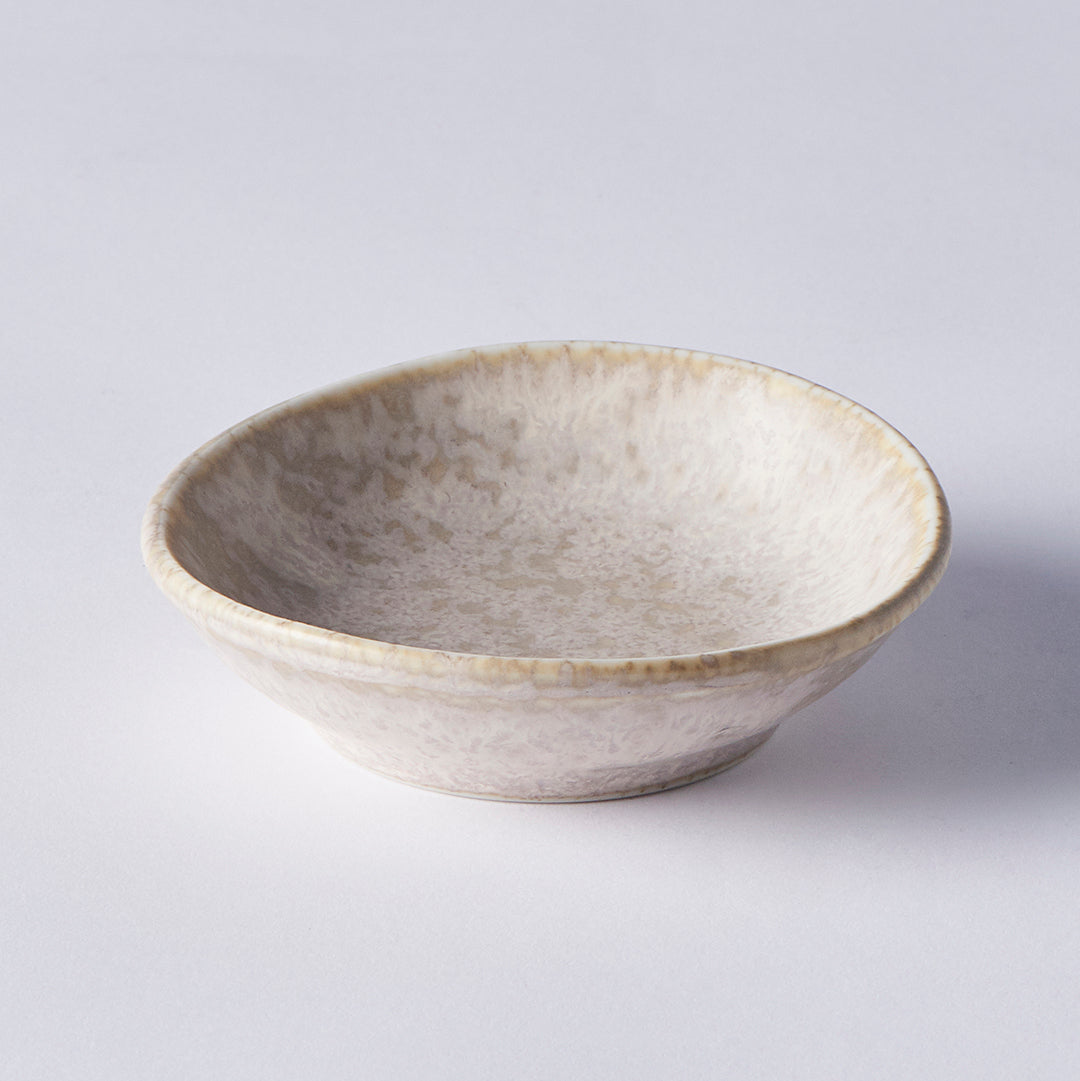 White Fade Irregular Sauce Bowl 8 cm, 20 ml