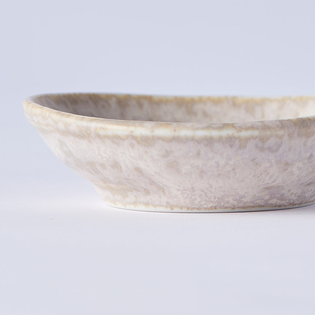 White Fade Irregular Sauce Bowl 8 cm, 20 ml