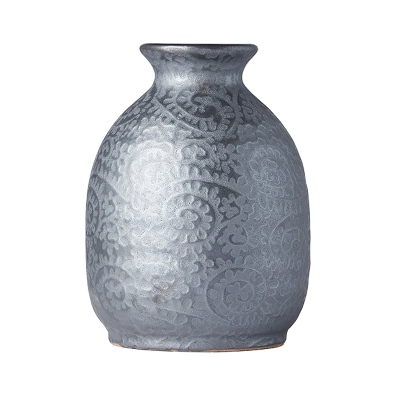 Black Scroll Sake Jug 300 ml