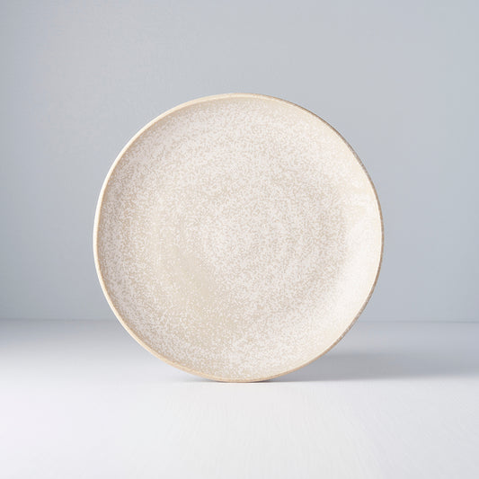 Side Plate 24cm White Fade Glaze