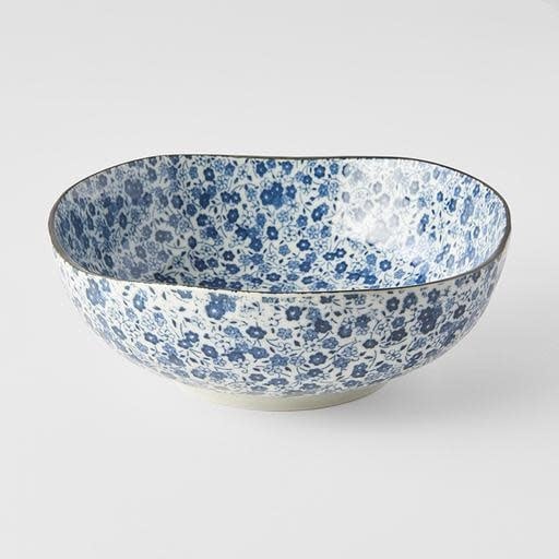 Blue Daisy Bowl 20 cm, 850 ml