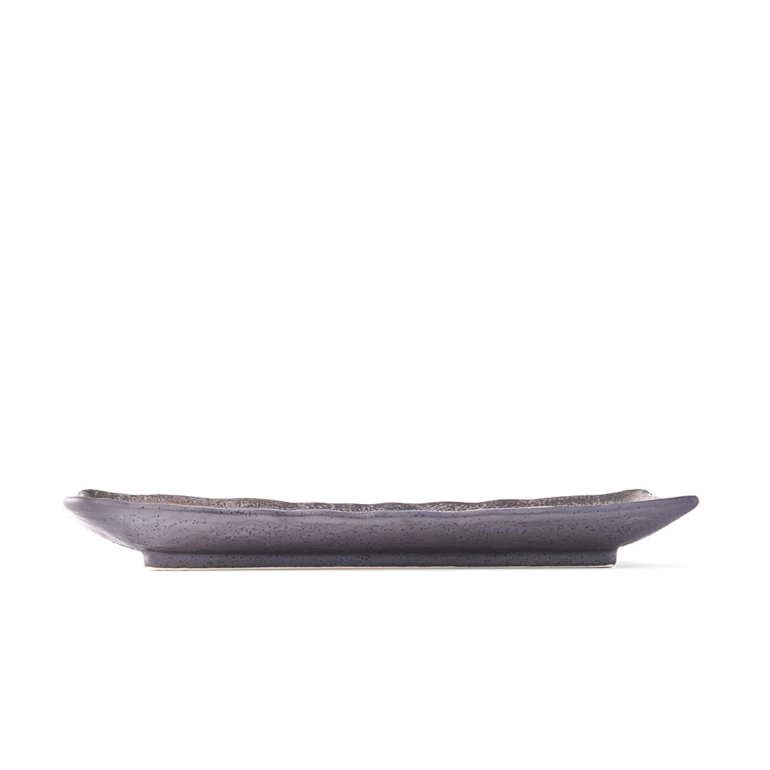 Akane Grey Rectangular Plate 29 x 13 cm