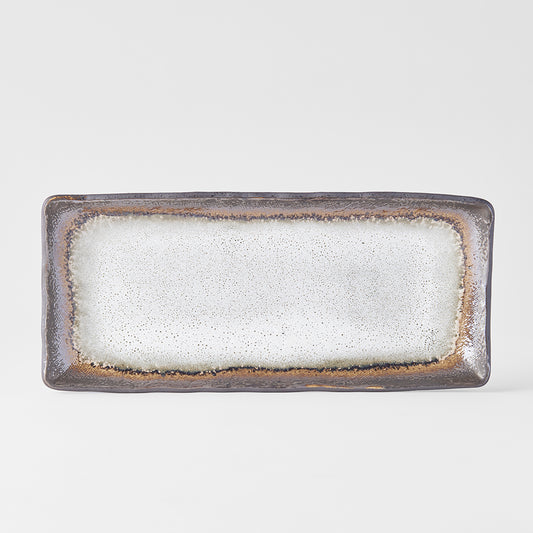 Akane Grey Rectangular Plate 29 x 13 cm