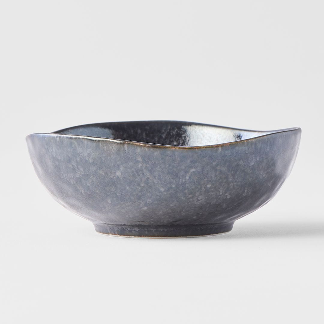 Matt Black Irregular Sauce Bowl 10.5 cm, 150 ml