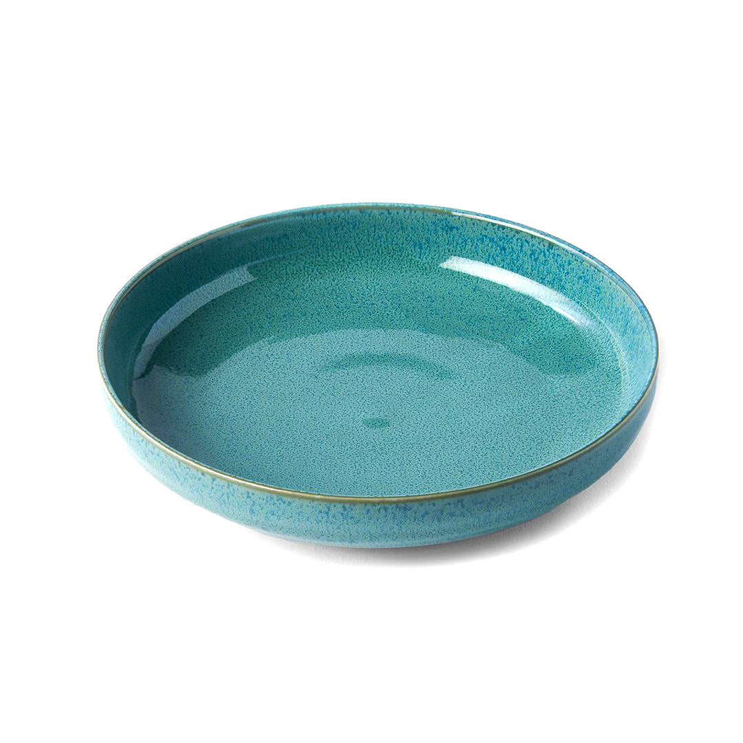 Peacock Plate, High Rim, 20 cm