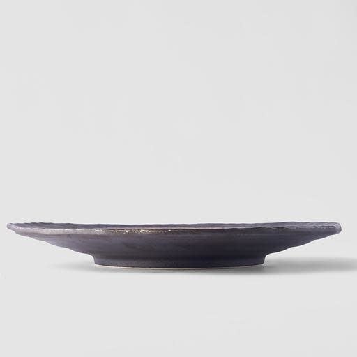 Akane Grey Irregular Dinner Plate 27 cm