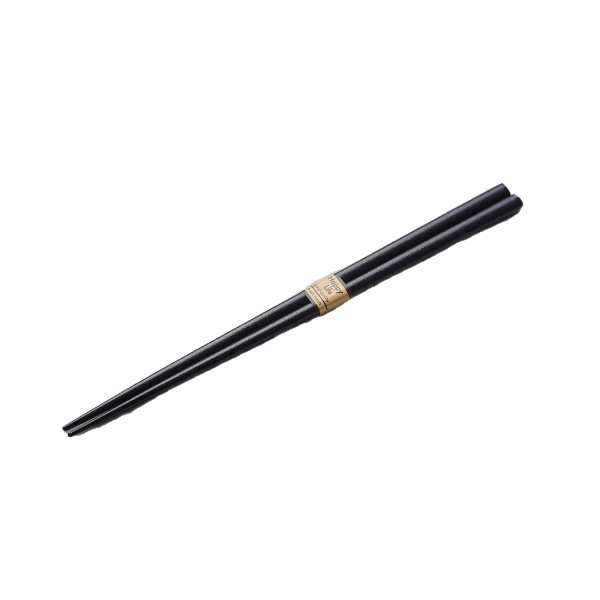 Black Lacquered Natural Wood Chopsticks