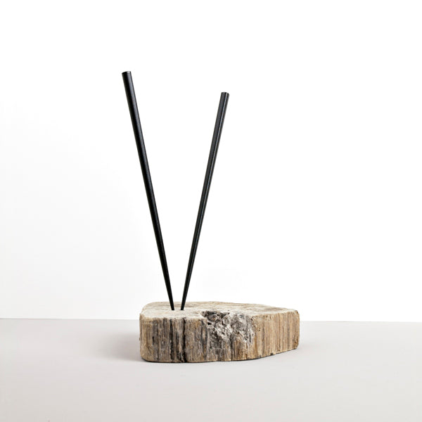 Black Lacquered Natural Wood Chopsticks