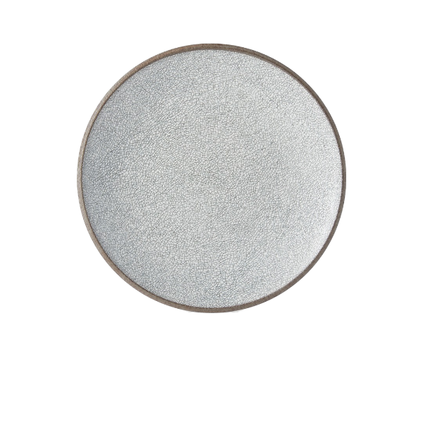 Crazed Grey Dinner Plate 25 cm