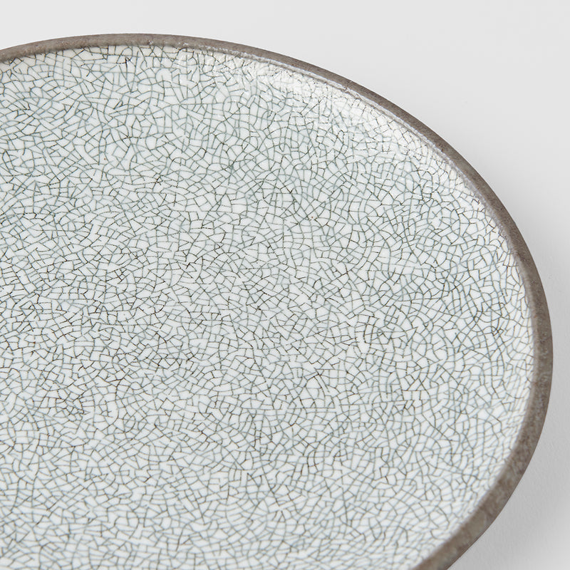 Dinner Plate 29cm Crazed Grey Glaze