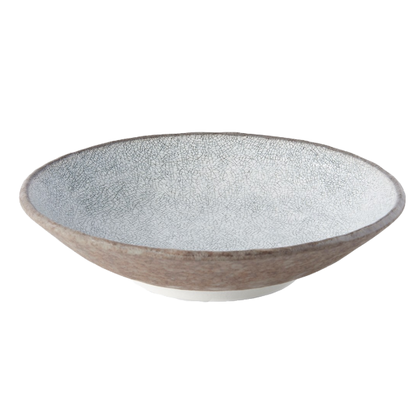 Crazed Grey Pasta Bowl 24 cm, 700 ml