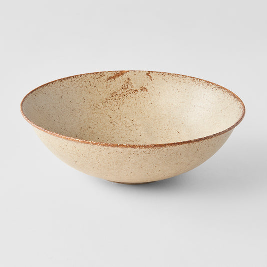 Pasta Bowl 21.5cm Sand Fade Glaze