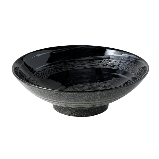 Gunmetal Swirl Ramen Bowl 24.5 cm, 900 ml