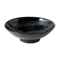 Gunmetal Swirl Ramen Bowl 24.5 cm, 900 ml