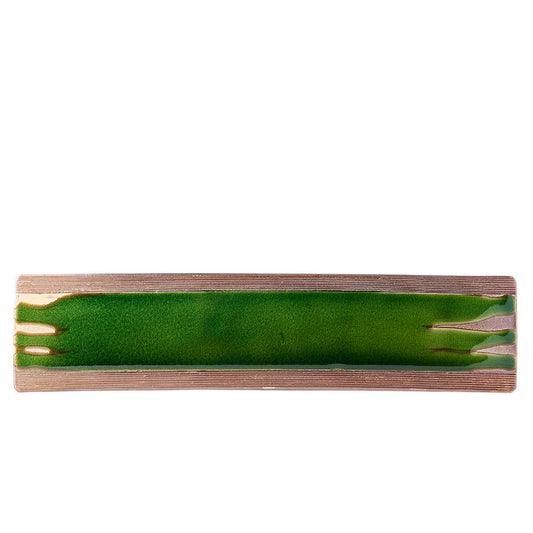 Earth Bright Green Rectangular Platter 52 x 12 cm