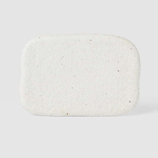 Plate Rectangular 16cm Shell White Slab Glaze