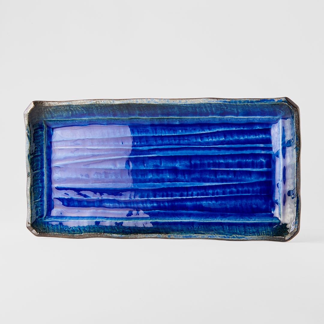 Cobalt Blue Rectangular Platter 43 x 22.5 cm