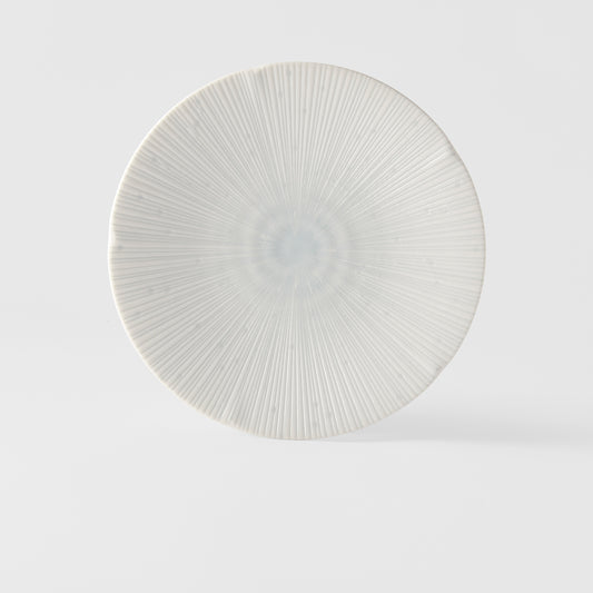 Side Plate 22cm Ice White  Glaze