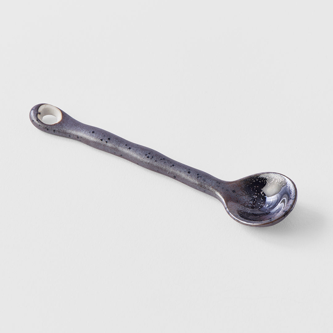 Black Speckle Spoon 12 cm