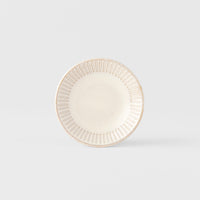 Sauce Dish 9cm Ridged Alabaster Glaze