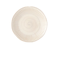 Ridged Alabaster Side Plate 20 cm