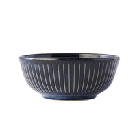 Ridged Indigo Ramekin Sauce Bowl 10.5 cm, 160 ml